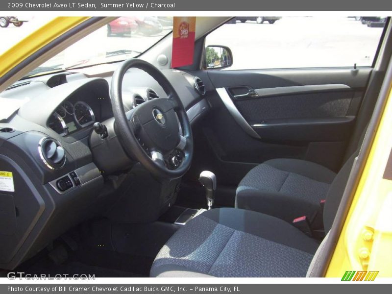 Summer Yellow / Charcoal 2009 Chevrolet Aveo LT Sedan