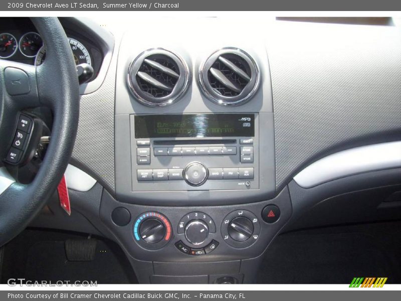 Summer Yellow / Charcoal 2009 Chevrolet Aveo LT Sedan