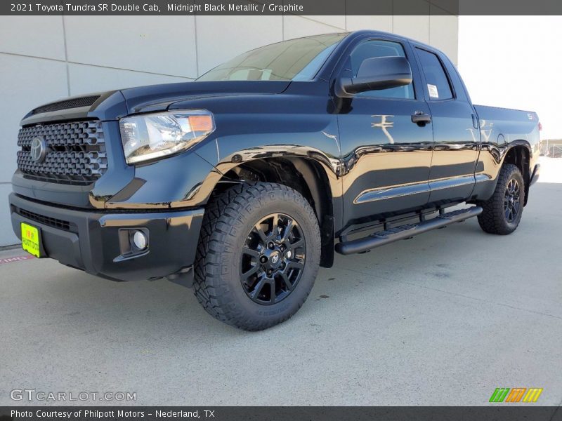 Midnight Black Metallic / Graphite 2021 Toyota Tundra SR Double Cab