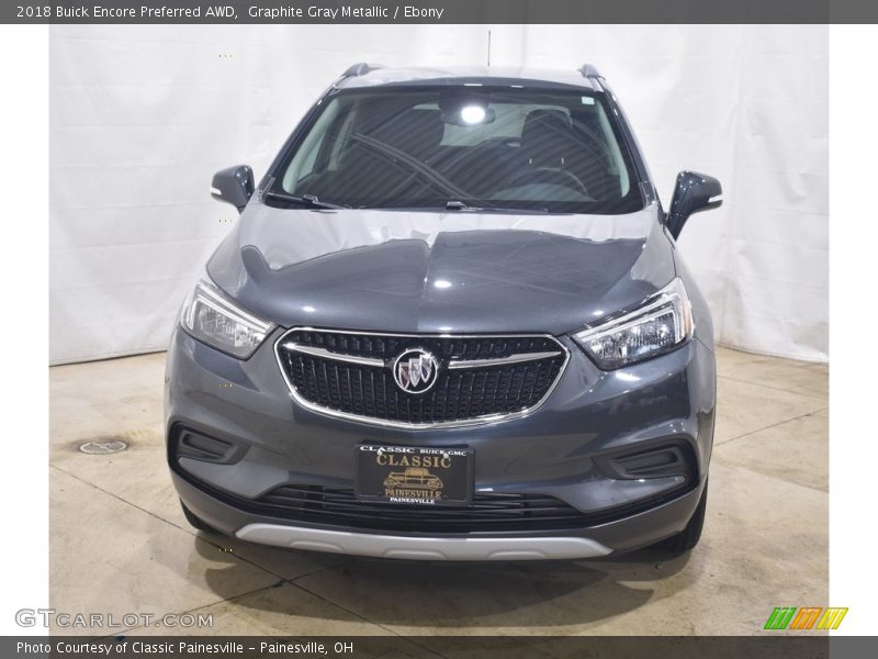 Graphite Gray Metallic / Ebony 2018 Buick Encore Preferred AWD