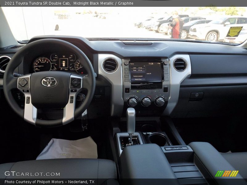 Midnight Black Metallic / Graphite 2021 Toyota Tundra SR Double Cab