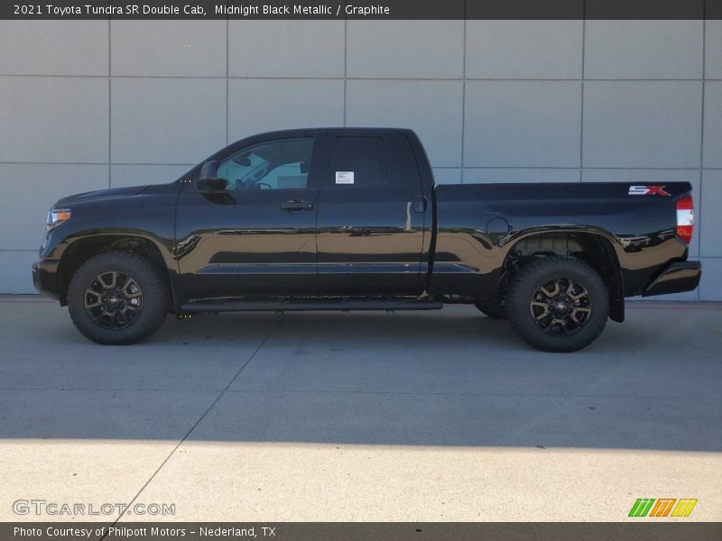 Midnight Black Metallic / Graphite 2021 Toyota Tundra SR Double Cab