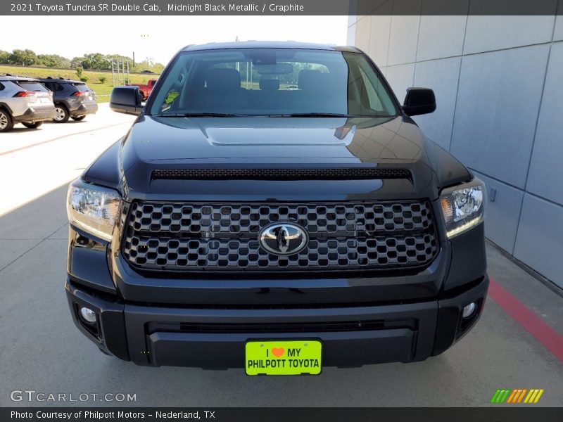 Midnight Black Metallic / Graphite 2021 Toyota Tundra SR Double Cab