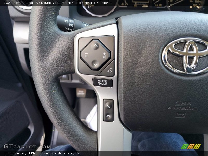 Midnight Black Metallic / Graphite 2021 Toyota Tundra SR Double Cab