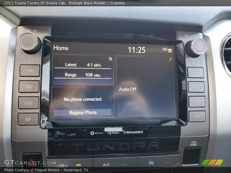 Midnight Black Metallic / Graphite 2021 Toyota Tundra SR Double Cab