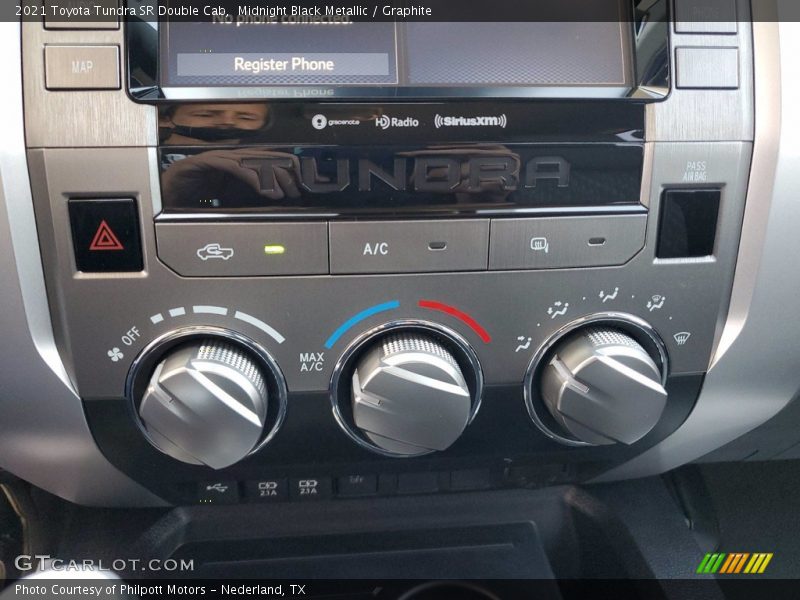 Midnight Black Metallic / Graphite 2021 Toyota Tundra SR Double Cab