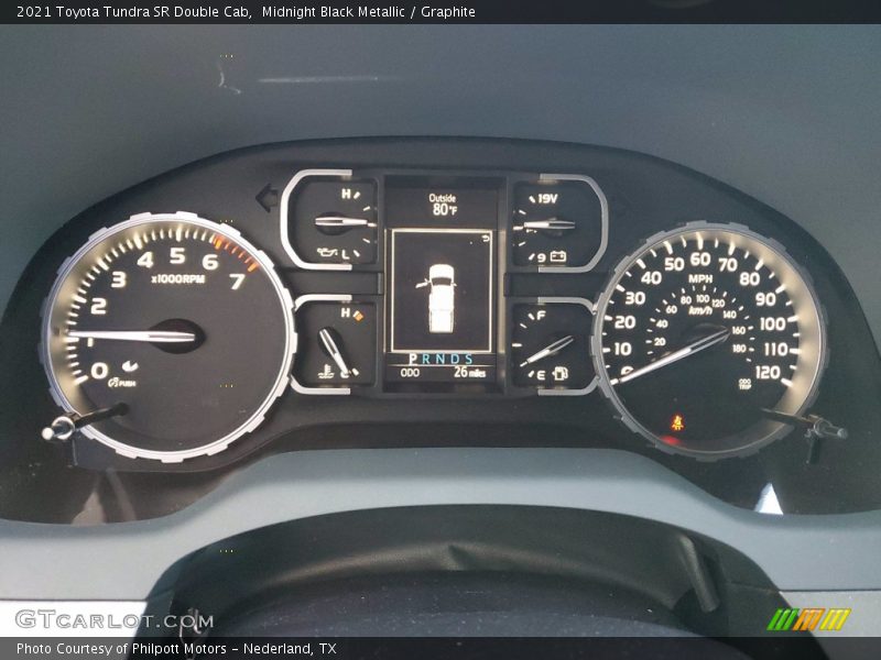 Midnight Black Metallic / Graphite 2021 Toyota Tundra SR Double Cab