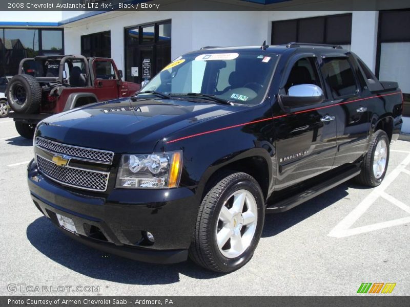 Black / Ebony 2008 Chevrolet Avalanche LTZ 4x4