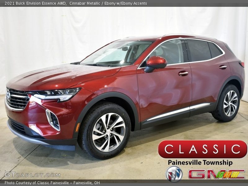 Cinnabar Metallic / Ebony w/Ebony Accents 2021 Buick Envision Essence AWD