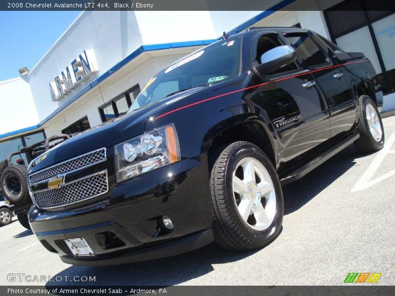 Black / Ebony 2008 Chevrolet Avalanche LTZ 4x4