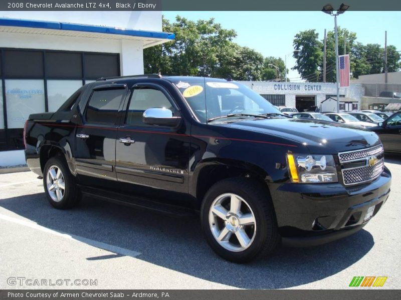 Black / Ebony 2008 Chevrolet Avalanche LTZ 4x4