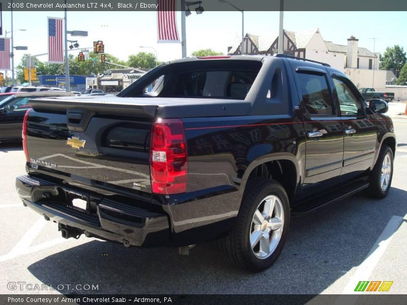 Black / Ebony 2008 Chevrolet Avalanche LTZ 4x4