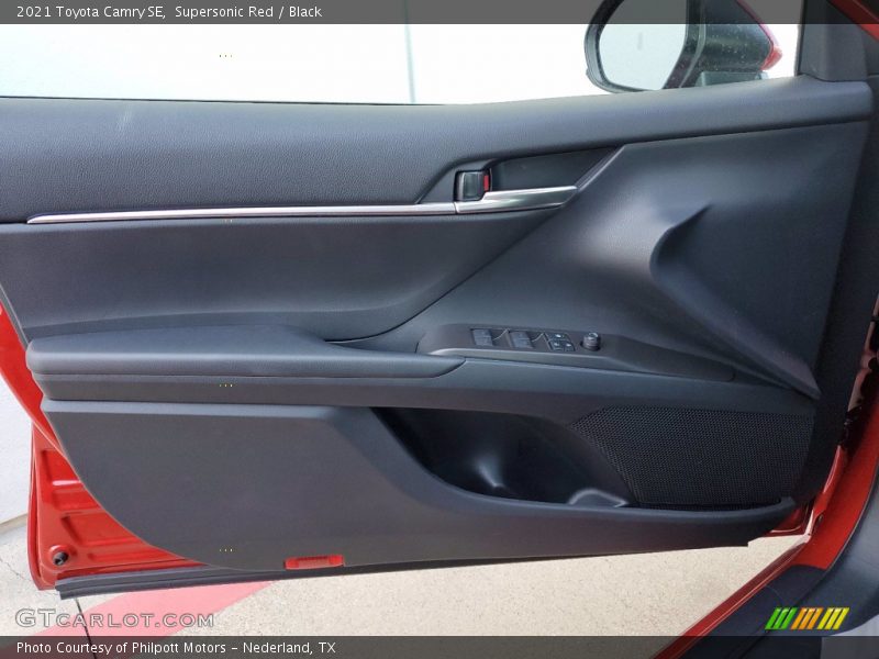 Supersonic Red / Black 2021 Toyota Camry SE