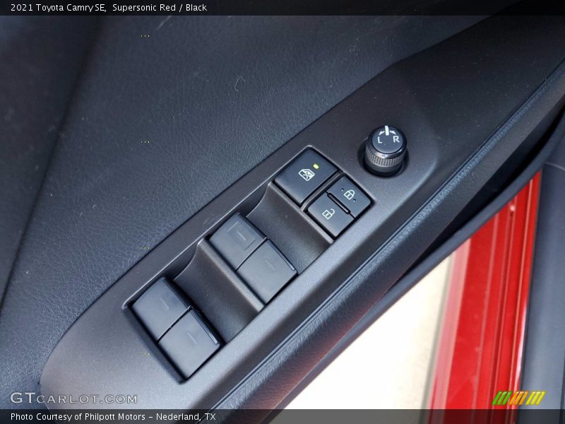 Supersonic Red / Black 2021 Toyota Camry SE