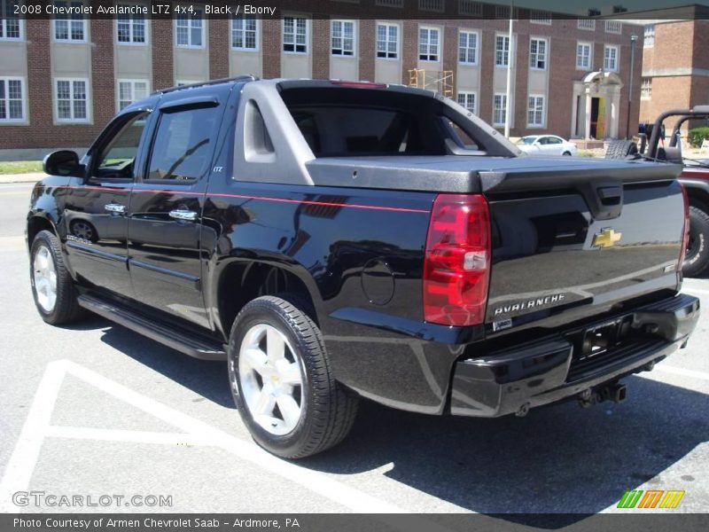 Black / Ebony 2008 Chevrolet Avalanche LTZ 4x4