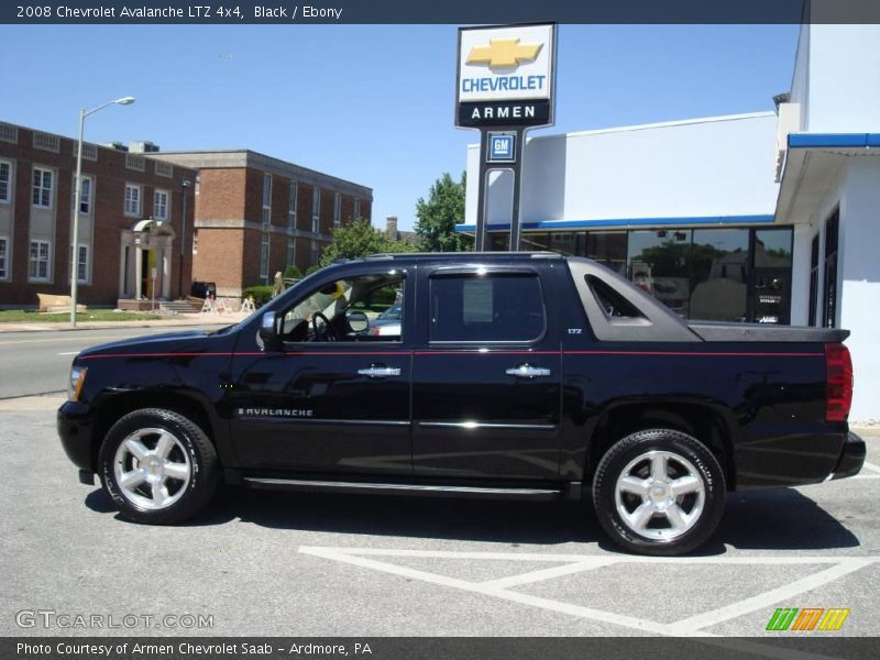 Black / Ebony 2008 Chevrolet Avalanche LTZ 4x4