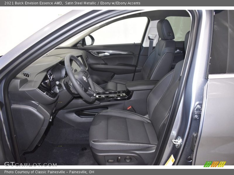 Satin Steel Metallic / Ebony w/Ebony Accents 2021 Buick Envision Essence AWD