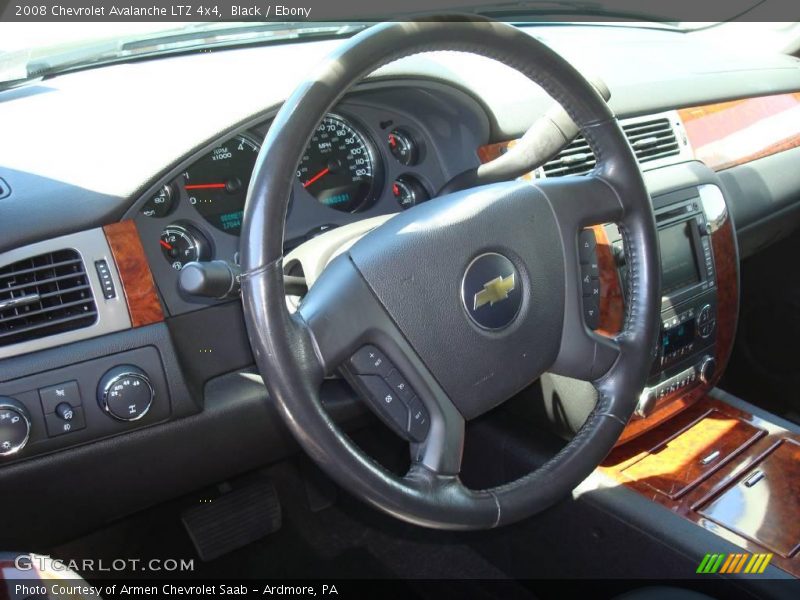 Black / Ebony 2008 Chevrolet Avalanche LTZ 4x4