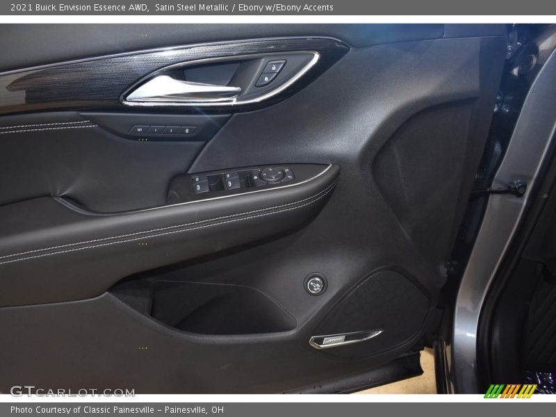 Satin Steel Metallic / Ebony w/Ebony Accents 2021 Buick Envision Essence AWD