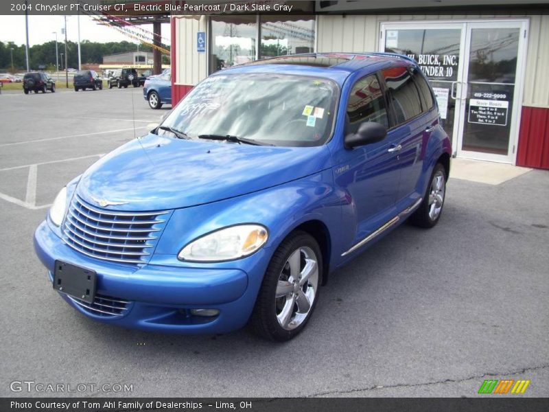 Electric Blue Pearlcoat / Dark Slate Gray 2004 Chrysler PT Cruiser GT