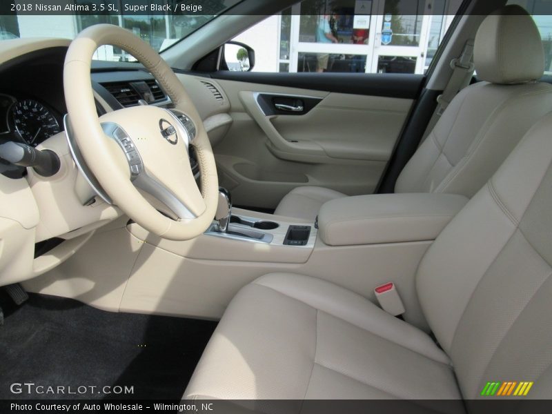 Super Black / Beige 2018 Nissan Altima 3.5 SL
