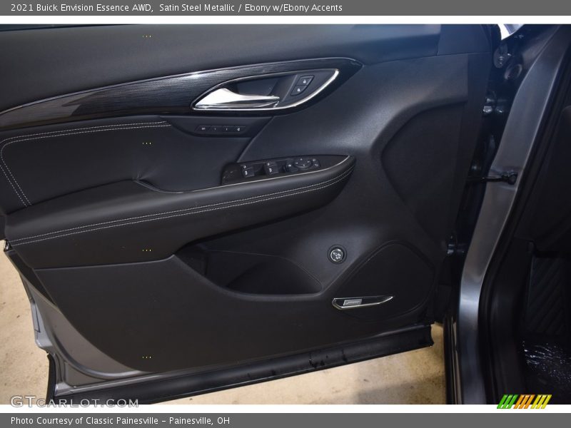 Satin Steel Metallic / Ebony w/Ebony Accents 2021 Buick Envision Essence AWD