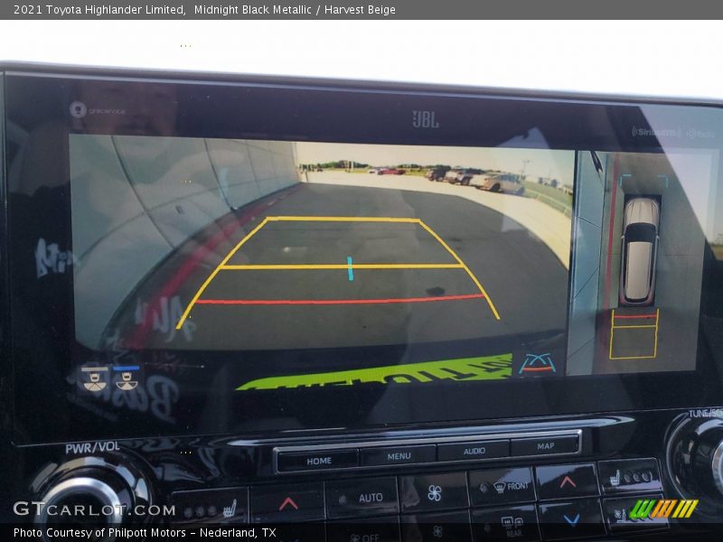 Midnight Black Metallic / Harvest Beige 2021 Toyota Highlander Limited