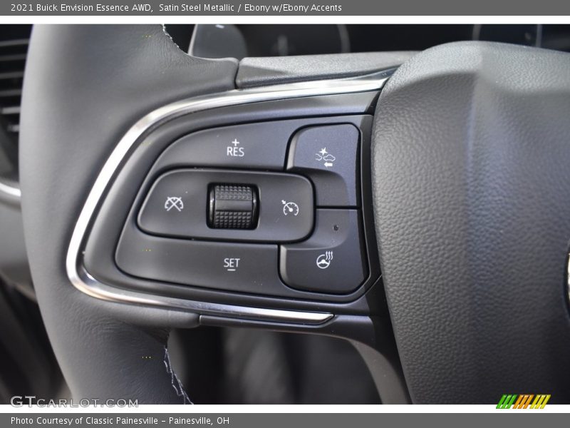 Satin Steel Metallic / Ebony w/Ebony Accents 2021 Buick Envision Essence AWD