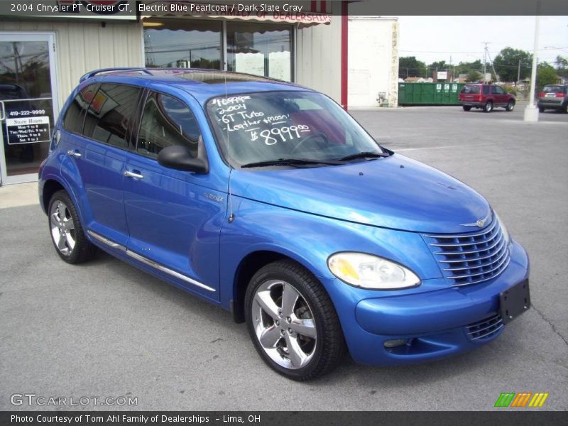 Electric Blue Pearlcoat / Dark Slate Gray 2004 Chrysler PT Cruiser GT