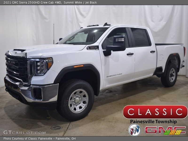 Summit White / Jet Black 2021 GMC Sierra 2500HD Crew Cab 4WD