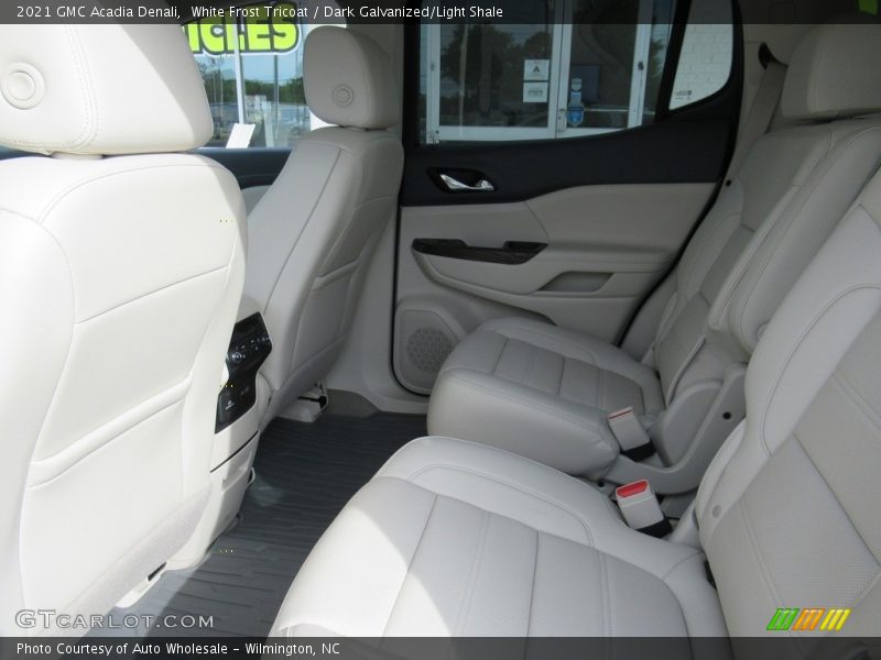 White Frost Tricoat / Dark Galvanized/Light Shale 2021 GMC Acadia Denali
