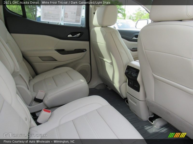 White Frost Tricoat / Dark Galvanized/Light Shale 2021 GMC Acadia Denali