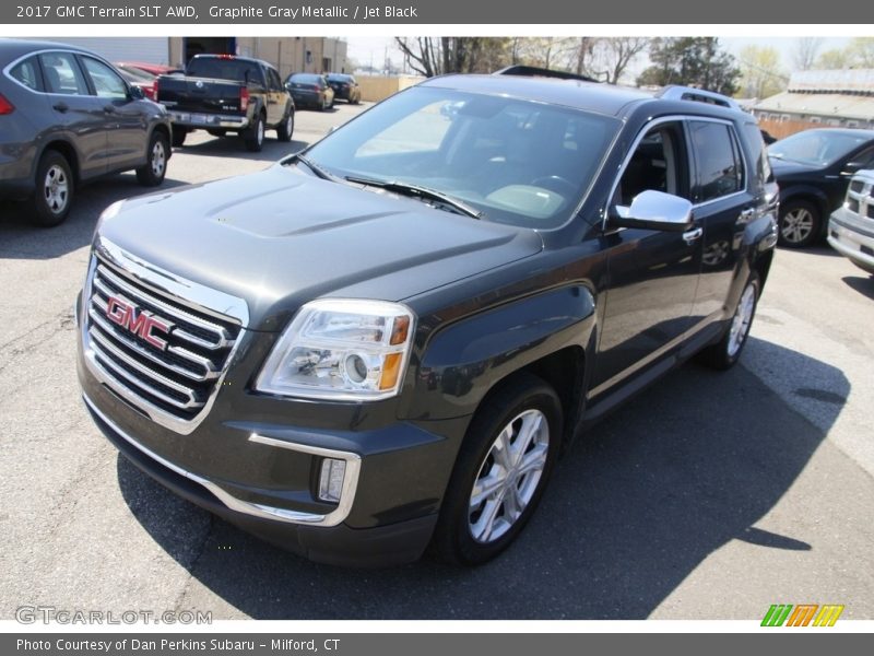 Graphite Gray Metallic / Jet Black 2017 GMC Terrain SLT AWD