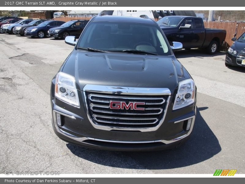 Graphite Gray Metallic / Jet Black 2017 GMC Terrain SLT AWD