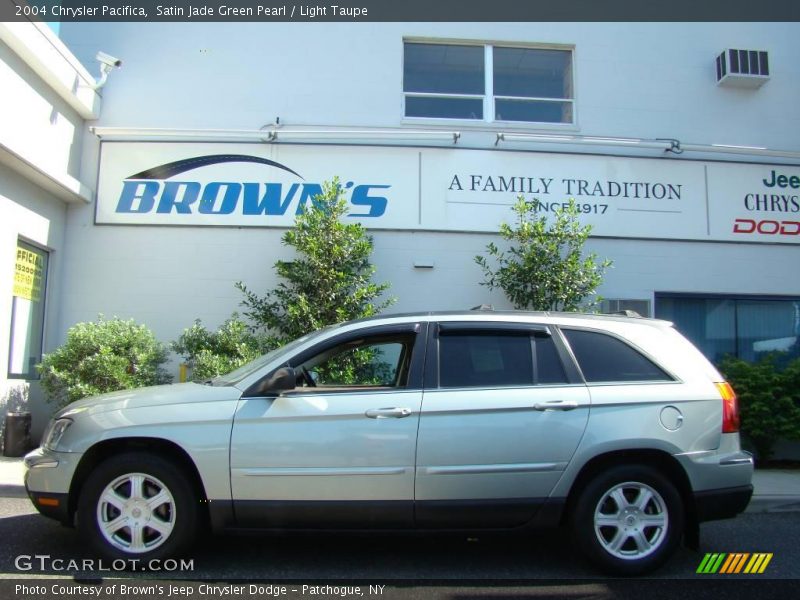 Satin Jade Green Pearl / Light Taupe 2004 Chrysler Pacifica