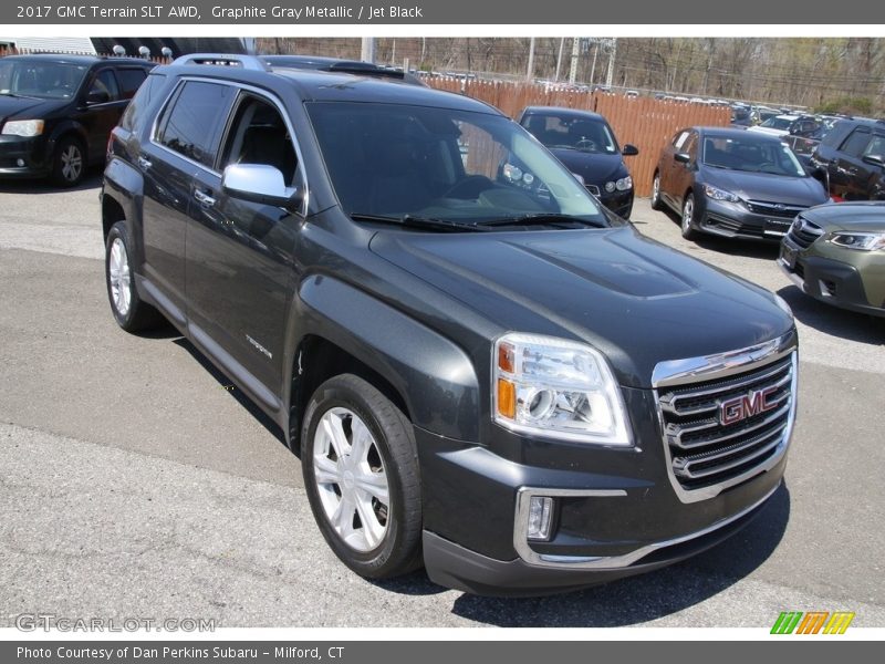 Graphite Gray Metallic / Jet Black 2017 GMC Terrain SLT AWD