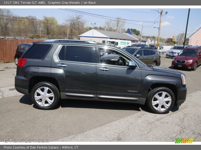 Graphite Gray Metallic / Jet Black 2017 GMC Terrain SLT AWD