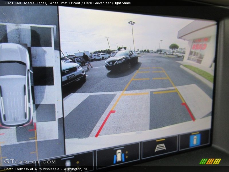 White Frost Tricoat / Dark Galvanized/Light Shale 2021 GMC Acadia Denali