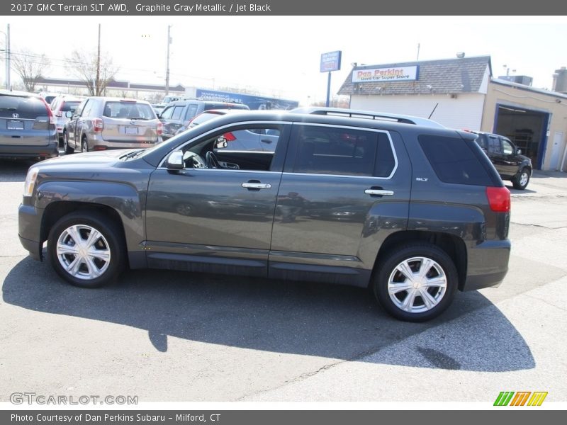 Graphite Gray Metallic / Jet Black 2017 GMC Terrain SLT AWD