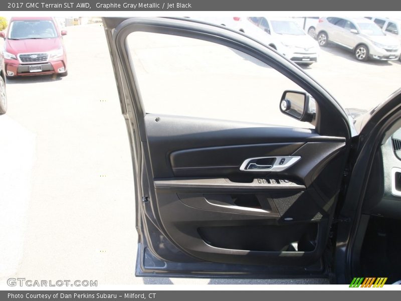 Graphite Gray Metallic / Jet Black 2017 GMC Terrain SLT AWD