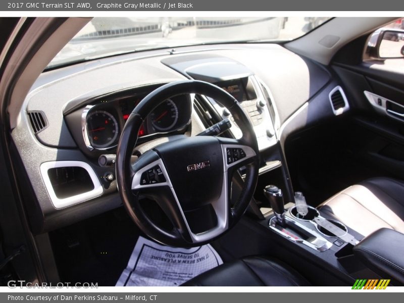 Graphite Gray Metallic / Jet Black 2017 GMC Terrain SLT AWD