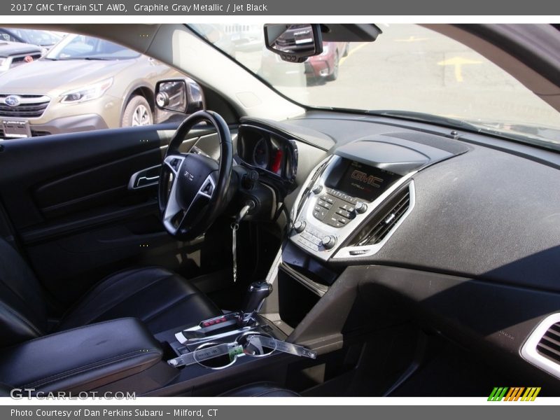 Graphite Gray Metallic / Jet Black 2017 GMC Terrain SLT AWD