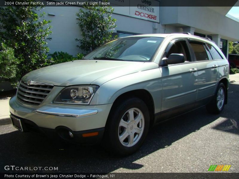 Satin Jade Green Pearl / Light Taupe 2004 Chrysler Pacifica