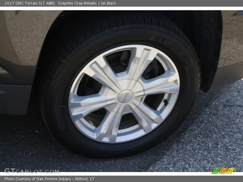 Graphite Gray Metallic / Jet Black 2017 GMC Terrain SLT AWD