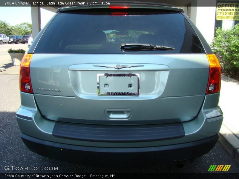 Satin Jade Green Pearl / Light Taupe 2004 Chrysler Pacifica