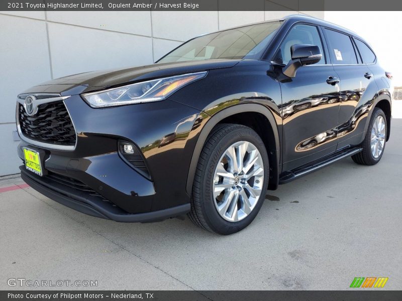 Opulent Amber / Harvest Beige 2021 Toyota Highlander Limited