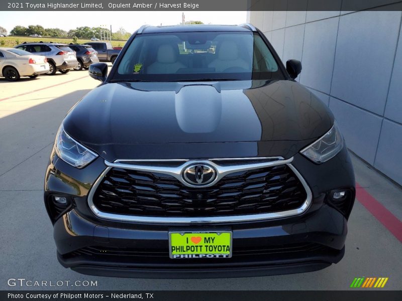Opulent Amber / Harvest Beige 2021 Toyota Highlander Limited