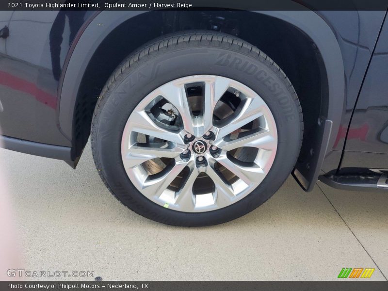 Opulent Amber / Harvest Beige 2021 Toyota Highlander Limited