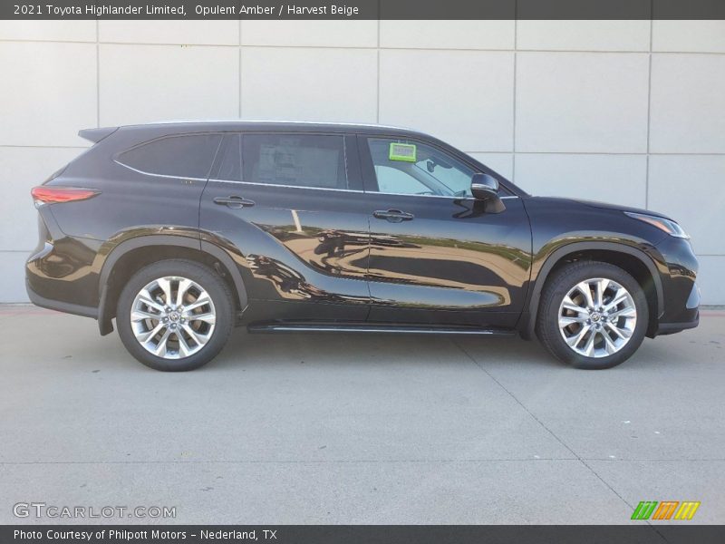 Opulent Amber / Harvest Beige 2021 Toyota Highlander Limited
