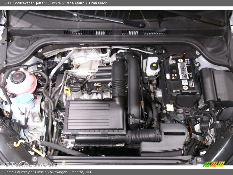 White Silver Metallic / Titan Black 2018 Volkswagen Jetta SE